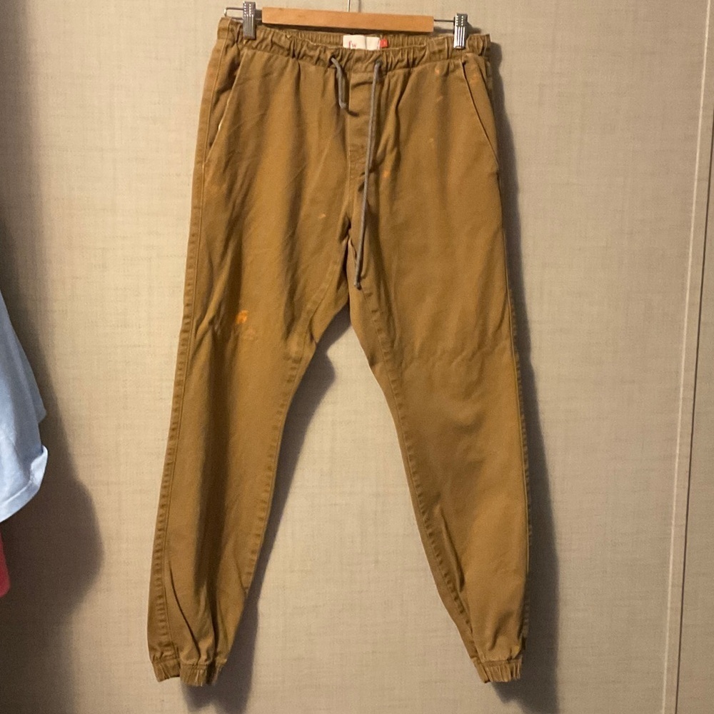 Men's Casual Brown Jogger Pants